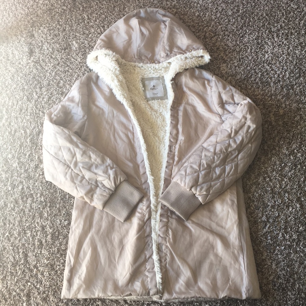 ❌ SOLD❌lined beige utility jacket🎀 - Picture 7 of 8